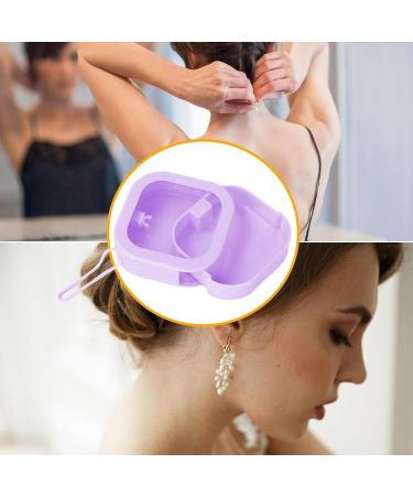 Hair Scrunchie Organiser Hair Scrunchie Storage Jewellery Organiser Storage Hair Bobbles Box for Hair Bobbles Storage Small Storage Box for Hair Ties Organiser purple - Buy Online on GoSupps.com