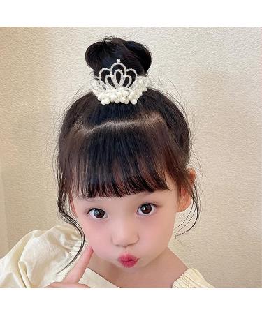 Pearl Crown Hair Tie for Girls - Princess Hairband for Parties | Girls' Fashion Accessory - Buy Online on GoSupps.com