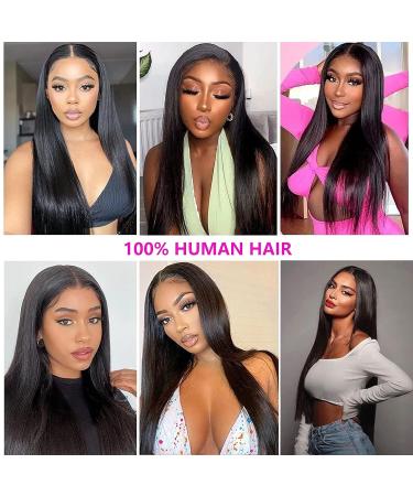 10A Brazilian Straight Human Hair Bundles - 18 20 22 Inch - Natural Color - 100% Unprocessed Weave Extensions for Black Women - Buy Online on GoSupps.com
