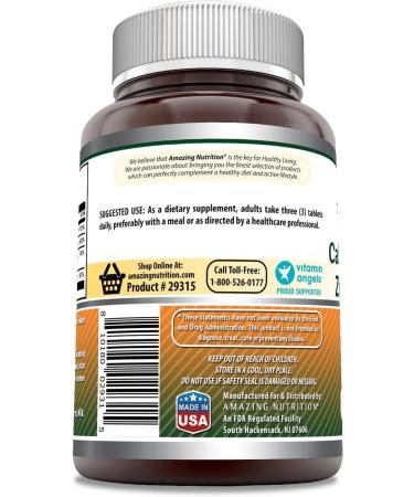 Amazing Formulas Calcium Magnesium Zinc with Vitamin D3 Supplement | Non-GMO | Gluten Free | Made in USA (2 Pack) Unflavored - 2 Pack - Buy Online on GoSupps.com