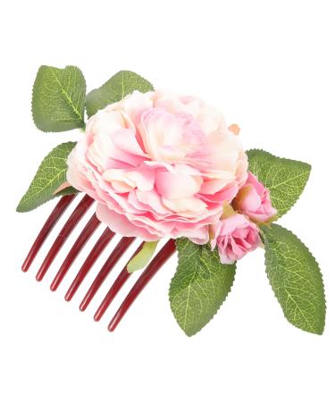 MAGICLULU Decorative Hair Combs Side Hair Combs Hair Side Combs Side Combs for Women Fine Thin Hair Flower Hair Accessories Hair Accessories for Women Women's Fashion Plastic Slide Rail