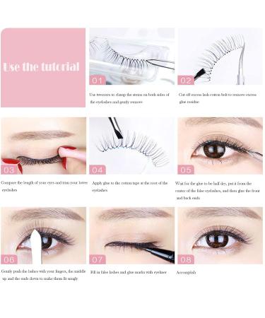 Shop 22mm 3D Fluffy Mink Glitter Lashes - Dramatic Purple Black Strip Lashes for Halloween Cosplay & Stage - Buy Online on GoSupps.com