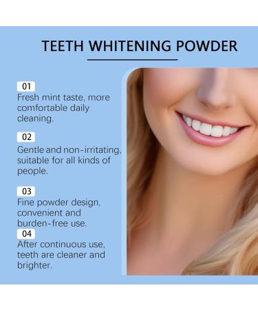 Whitening Powder Tooth Cleaning Powder Booster Powder Teeth Whitener Teeth Whitening Powder Instant Whitening And Stain Removal Teeth Whitening - Cosmetic Teeth Cleaning (2) - Buy Online on GoSupps.com