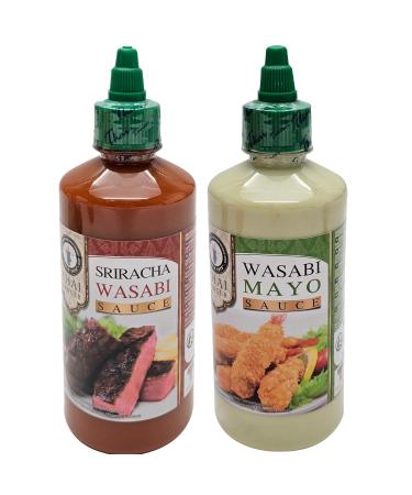 Buy Thai Dancer Sriracha Wasabi & Wasabi Mayo Set (2 x 450 ml) - Perfect for Grilled Meats & Veggies | Includes Esnado Dragon Pendant - Buy Online on GoSupps.com