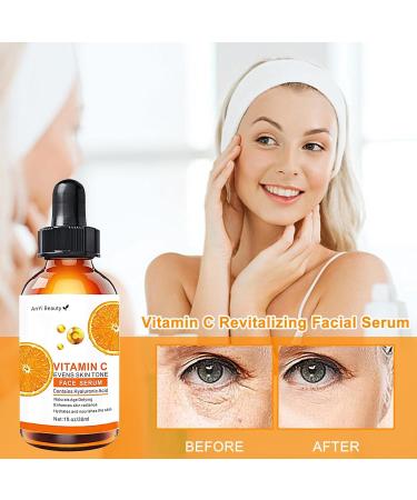 Vitamin C for Skin - Skin Care with Pure Organic Vitamin C - 1 Fl Oz Moisturizer for Daily Skin Care for Most Skin Types - Buy Online on GoSupps.com