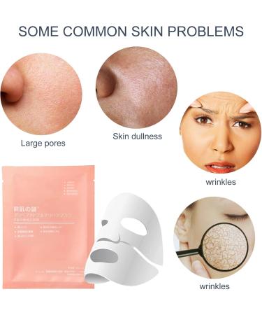 Katslyn Bio-Dance Collagen Mask Overnight Bio Collagen Face Mask Bio-Collagen Real Deep Mask Collagen Glow Mask Deep Moisturizing Sleeping Mask Suitable for All Skin Types (5 Pieces) - Buy Online on GoSupps.com