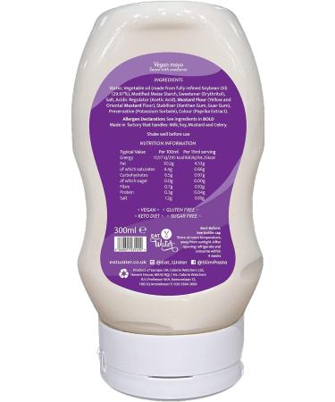 Eat Water Slim Mayo Sauce - Sugar Free Suitable for Vegans Free from Artificial Flavours Sauce with Sweetener | Keto Diet Sauce (300ml) Pack of 4 Vegan Mayo Pack of 4 - Buy Online on GoSupps.com