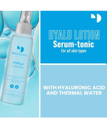 Hyalu Lotion - Hydrating Serum-Tonic with Hyaluronic Acid Thermal Water & Skin Barrier Repair Moisturizing Lotion for Dry Skin Anti-Aging Skin Firming (130 ml / 4.4 Fl Oz) - Buy Online on GoSupps.com