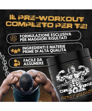  GG4Lab GG4Lab Powerful Pre-Workout Beta Alanine Powder 300g Pre-workout for Strong Energy and Muscle Mass with Creatine Coffee - Buy Online on GoSupps.com