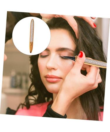 Balacoo Self Adhesive Mascara Makeup Eyeliner Beauty Tools Black Makeup Supplies Cosmetics No Smudge 1 count (Pack of 1) Golden - Buy Online on GoSupps.com