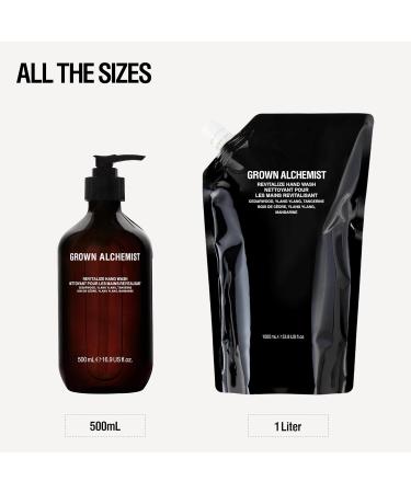 Grown Alchemist Revitalize Hand Wash Refill Natural Liquid Hand Soap with Ylang Ylang Tangerine & Cedarwood Gentle Hydrating Kitchen & Bathroom Soap Botanical Cleanser for Sensitive Skin 1L 1L Refill - Buy Online on GoSupps.com