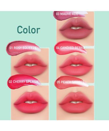 SKINFOOD Soda Mousse Fit Tint 4.5g (04 CANDIED BERRY) - Velvet Smooth Matte Lip Tint | Cool-Toned & Moisturizing with Hyaluronic Acid - Buy Online on GoSupps.com
