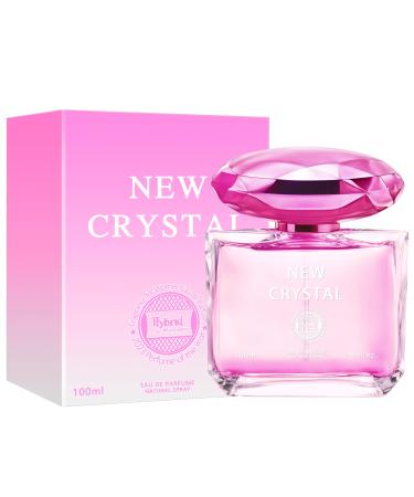 Hybrid & Company New Crystal For Women Eau De Parfume Pour Femme Natural Spray 3.4FL.OZ
