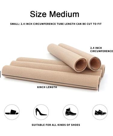 6 Pack Gel Toe Sleeves - Silicone Toe Protectors for Pain Relief and Prevention of Corns, Calluses, Blisters, and Hammertoes - Toe Separators for Men and Women - Buy Online on GoSupps.com