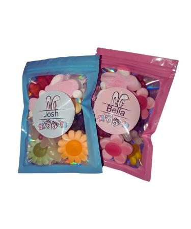 Personalised kids Easter sweet pouch|Kids Easter sweets| Easter sweet gift| Easter bunny gift|Kids Easter gift|Grandchild Easter gift|Dairy free Easter sweets| Easter kids sweets| Easter kids gift|