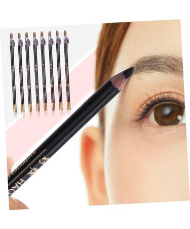 BELLIFFY 8pcs Wooden Beauty Eyebrow Pencil Eye Brow Pencils for Women Eyebrow Makeup Tool 1 count (Pack of 1) Black - Buy Online on GoSupps.com