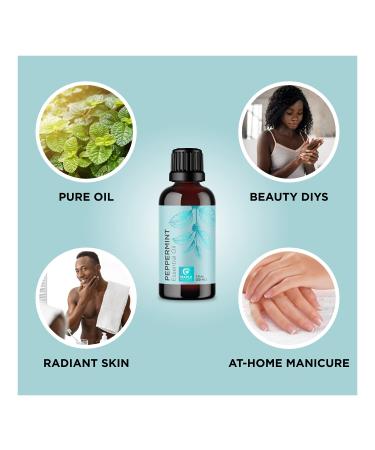 Pure Peppermint and Tea Tree Hair Oils Set - 1 Fl Oz for Hair Growth and Skin Care - Buy Online on GoSupps.com