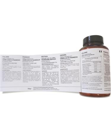 Magnesium Glycinate Complex 4 in 1-1866mg per Serving | Precise 404mg Elemental Magnesium dose | Added Magnesium Glycinate Citrate Malate & Taurate | 90 Vegan Capsules - by Prowise - Buy Online on GoSupps.com