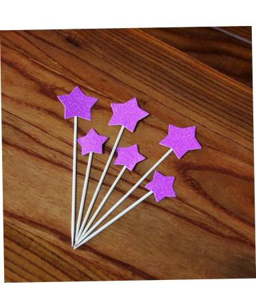 ERINGOGO 72 Pcs Birthday Party Golden Cake Toppers Cakes Love Cake Redhood Cupcake Topper The Wedding Party Toothpick Cake Decoration Party Stuff Wedding Cake Topper Insert Card Glitter - Buy Online on GoSupps.com