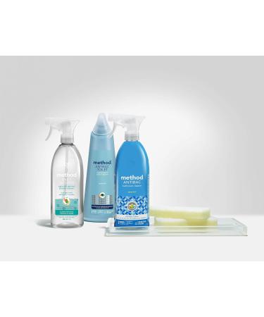 Method Antibacterial Bathroom Cleaner - Kills 99.9% Germs Spearmint Scent 4 Pack (28 Fl Oz) - Eco-Friendly & Effective - Buy Online on GoSupps.com