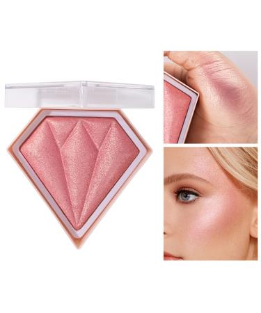 Blushers For Cheeks Make Up Highlighter Blush Shimmer Blusher 3 Diamond Long Lasting Contour Palette Brighten Skin Blendable & Buildable Bronzer Face Make-Up Blush (05 Mermaid) 05 Mermaid 8.00 g (Pack of 1)