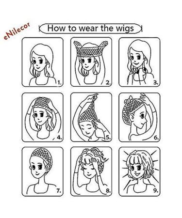 Medium Curly Wig 50cm in Brown - Daily Use BGHJUE Wig for Effortless Style | International Shipping Available - Buy Online on GoSupps.com