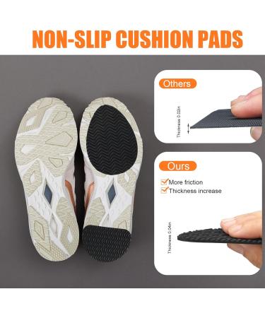 8 Pack Anti Slip Shoe Grips - Self Adhesive Non Slip Pads with Water Ripple Texture for Sole Protection - Buy Online on GoSupps.com
