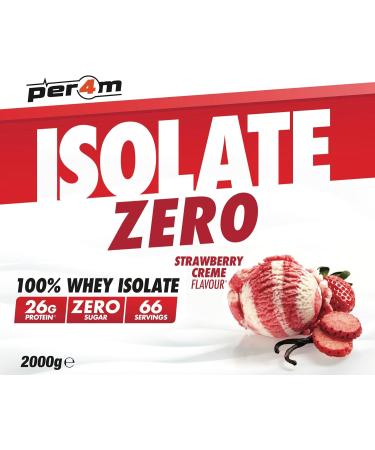  per4m Per4m Isolate Zero Strawberry Cream 2kg - Buy Online on GoSupps.com