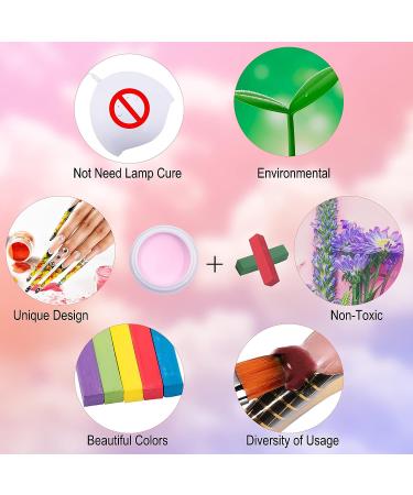 BQTQ 36 Pcs Nail Chalks - Colorful Square Soft Pastel Chalks for Acrylic Nails DIY - 36 Assorted Colors - Buy Online on GoSupps.com