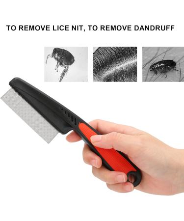 Lausinator Metal Nit Comb - Stainless Steel Extra Fine Lice Comb for Babies, Children, Adults, and Pets | Safely Removes Lice - Buy Online on GoSupps.com