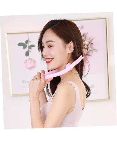 Minkissy Manual Massage Device Set - Deep Tissue Roller for Legs & Neck Hand Massager - 2 Pieces in Pink - Perfect for Muscle Relief & Relaxation - Buy Online on GoSupps.com