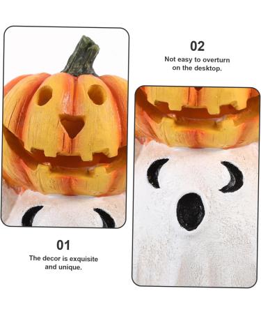 ifundom Halloween Pumpkin Resin Ornaments Sculpture Outdoor - Buy Online on GoSupps.com
