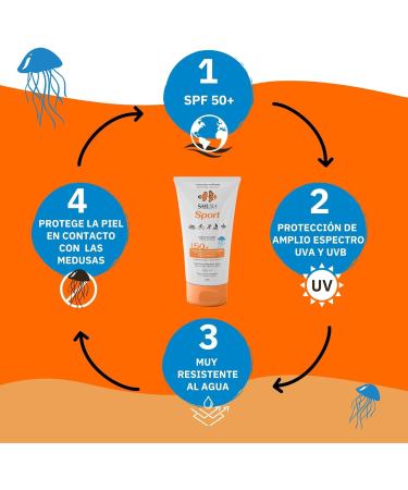  SAFE SEA Safe Sea Sport Jellyfish Cream Triple Action SPF 50+ - Buy Online on GoSupps.com