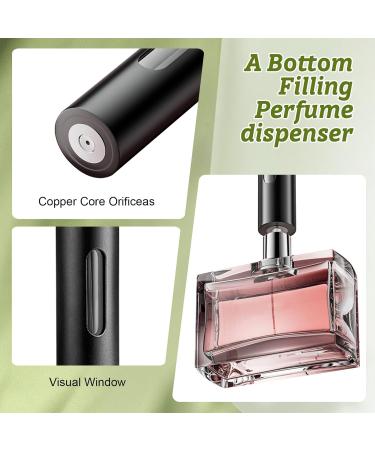 SixTmoon Perfume Atomizer Bottle Portable Mini Refillable Empty Perfume Spray Sprayer Leak Proof TSA Approved Cologne Sprayer for Travel Men Women 8ml (Gold) - Buy Online on GoSupps.com