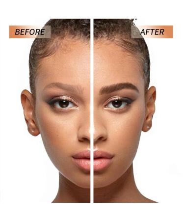 Boobeen Dual-Color Eyebrow Powder & Stamp - Waterproof Smudge-proof All-Day Wear | International Shipping - Buy Online on GoSupps.com