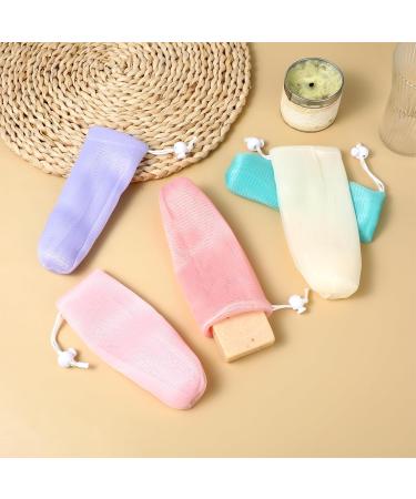 DSLSQD 10 Eco-Friendly Soap Bags - Natural Soap Sack for Solid Soap & Shampoo - Perfect for Shower Gel & Soap Remains - Buy Online on GoSupps.com