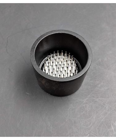 JWL HAWNKOA Black Kenzan Ikebana Flower Arranger Pin Frog - 1.875 Inch Tapered Cup - Buy Online on GoSupps.com