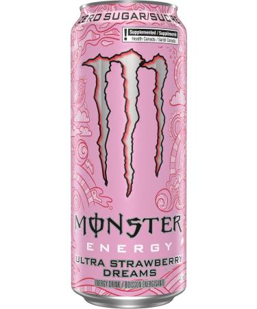 MONSTER ENERGY Ultra Strawberry Dreams 473mL Cans Pack of 12 DRINK - Buy Online on GoSupps.com