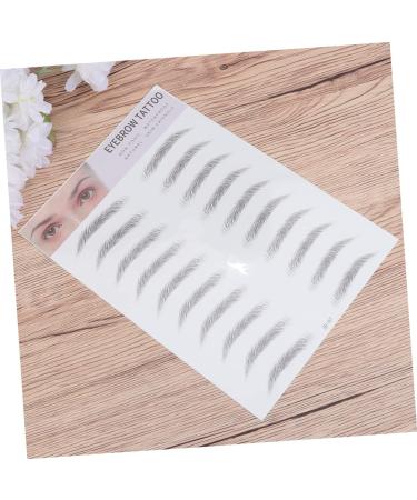 MAGICLULU 4 Pcs 3d Eyebrow Stickers Natural Eyebrow Sticker -like Artificial Eyebrow 6d Template Water Proof - Buy Online on GoSupps.com