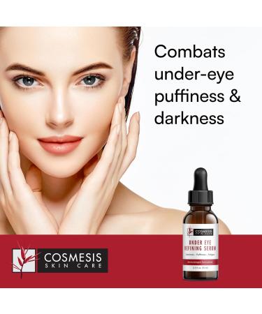Cosmesis Under Eye Refining Serum - Reduce Dark Circles & Puffiness | Soy Rice Peptides & Hyaluronic Acid | 0.5 oz - International Shipping - Buy Online on GoSupps.com