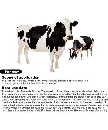Pregnancy Test Paper 10pcs for Livestock - Early Diagnosis Tool for Pig & Cow - Buy Online on GoSupps.com