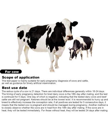 AllSor 10-Piece Cow Pregnancy Test Paper - Early Detection Strips for Cows - Buy Online on GoSupps.com