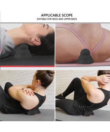 Muscular Massage Ball for Deep Relaxation - Tension Relief for Shoulders Neck & Legs - Portable TPR Material (Black) - Buy Online on GoSupps.com