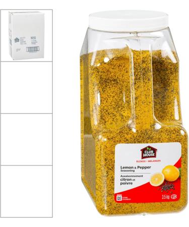 Club House Quality Natural Herbs & Spices LEMON & PEPPER SEASONING 3.5kg (pack of 1) - Buy Online on GoSupps.com