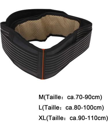 Trintion Back Bandage with Support Struts Adjustable Breathable Nylon for Posture Correction & Back Stabilization (Waist 70-90cm) - Buy Online on GoSupps.com