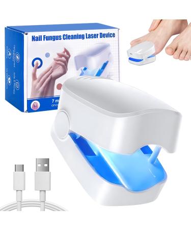 Nail fungus laser treatment device nail fungus treatment device for fingers and toenails highly efficient nail fungus cold laser therapy rechargeable portable nail cleaning care device