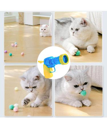 Jasminum 50-Piece Interactive Cat Toys Set | Noiseless Colorful Balls & Cat Toy Thrower for Indoor Cats - Buy Online on GoSupps.com