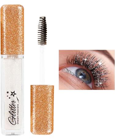 Diamond Mascara 0.21 Oz Quick Dry Long Lasting Shiny Sparkling Diamond Color Mascara - Thickening Dazzling Lash Makeup for and Wedding Sritob - Buy Online on GoSupps.com