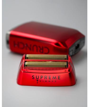 Supreme Trimmer Crunch Men's Foil Shaver STF602 - Waterproof Electric Razor for Short Hair & Stubble | 150 Minute Run Time | Ideal for Barber Use - Buy Online on GoSupps.com
