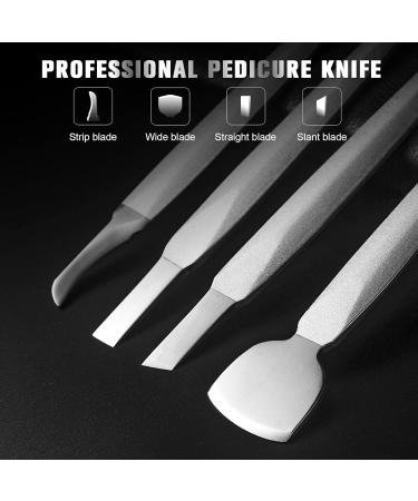 Feryes Professional Pedicure Knife Set for Ingrown Toenails | 4-Part Tool Set with Leather Case First-Class Foot Care - Buy Online on GoSupps.com